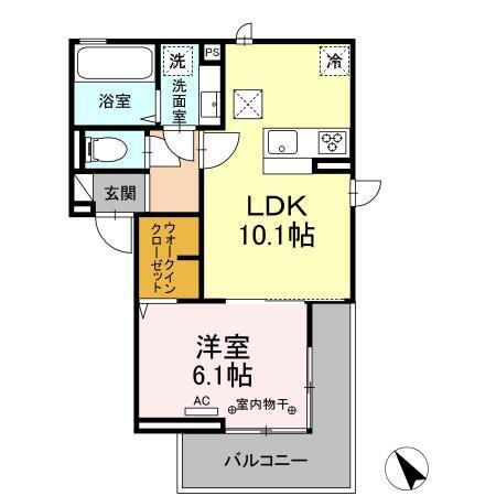 ヒルズ飯田（105） 間取り図画像