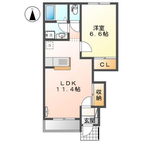 パストラル八田 間取り図画像