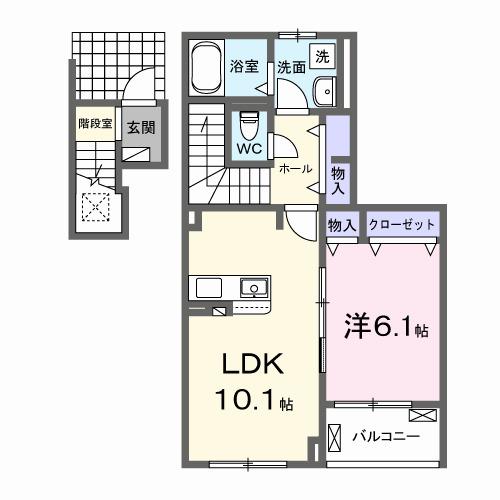 ラ．オハナ　アルプス（203） 間取り図画像