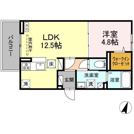 メゾンラフィ—ネ（101） 間取り図画像