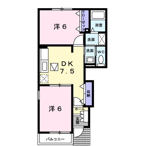 ソレイユＭＴ・Ａ（101） 間取り図画像