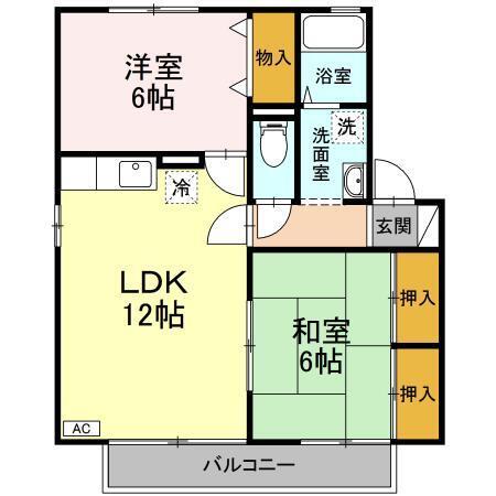 ハイツ大宮（101） 間取り図画像