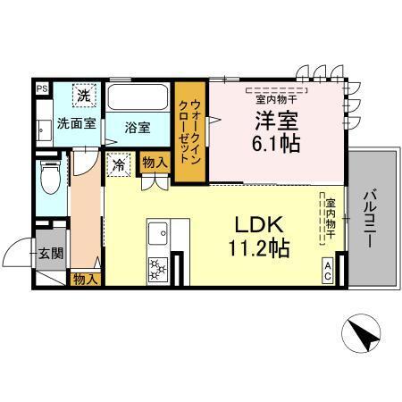 ソルティバレー（201） 間取り図画像