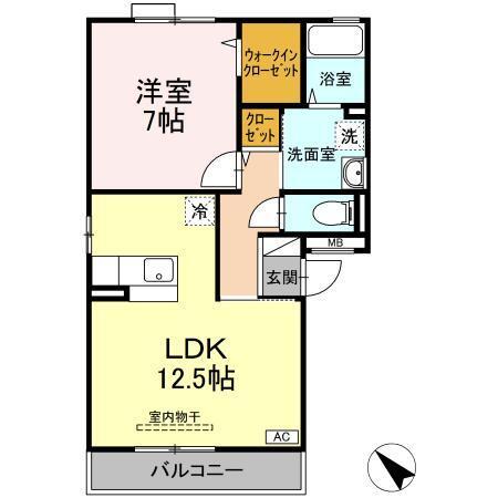 ヴレ アムール（305） 間取り図画像