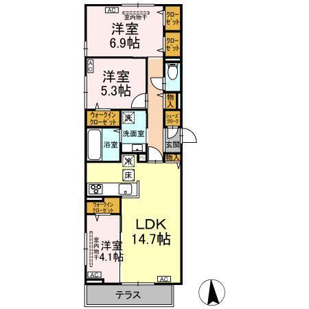  間取り図写真