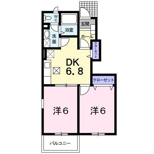 ビッグ・スカイＡ（103） 間取り図画像