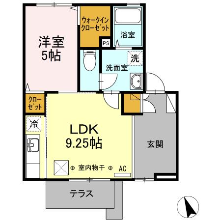 アミティエＭ（102） 間取り図画像