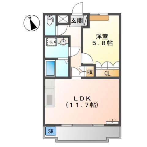 ファミリアーナ 間取り図画像
