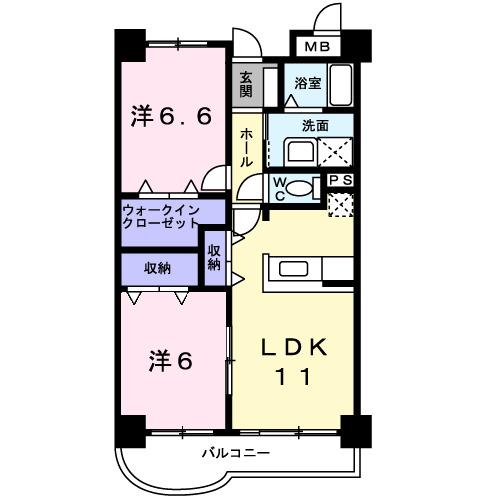 ラグジュアリー（104） 間取り図画像