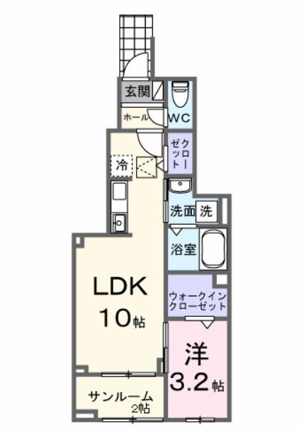 ララ　シャングリラ（104） 間取り図画像