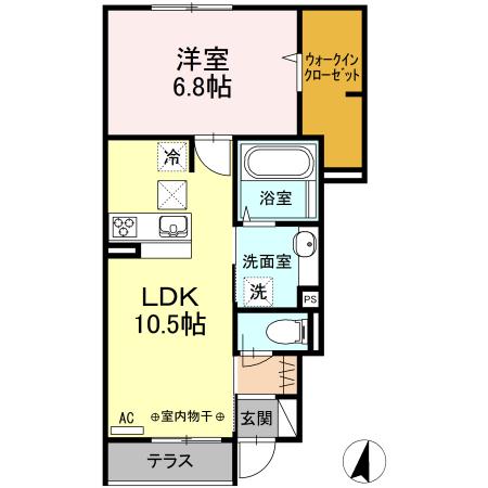 カーサヴェルデ（106） 間取り図画像