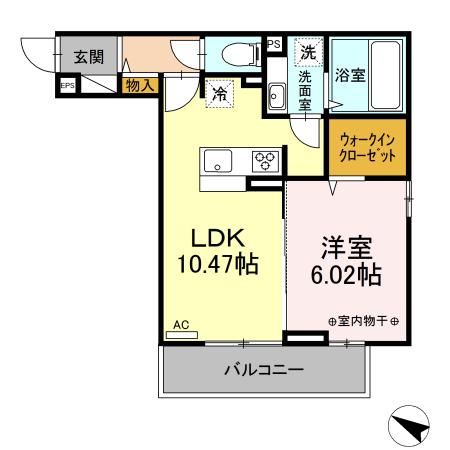 プラシードＫ（302） 間取り図画像