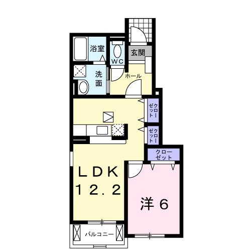 ブリアン　コリーヌＢ（103） 間取り図画像