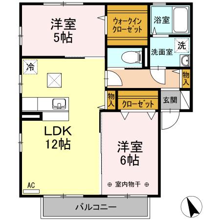 トレソール（101） 間取り図画像