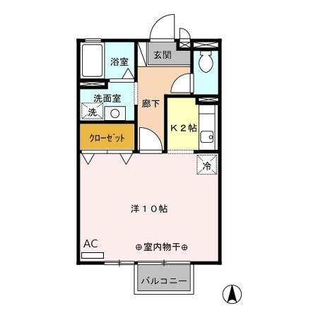 梟の丘　ABCD（D206） 間取り図画像