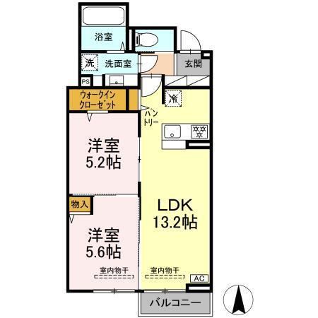 ウィステリア（203） 間取り図画像