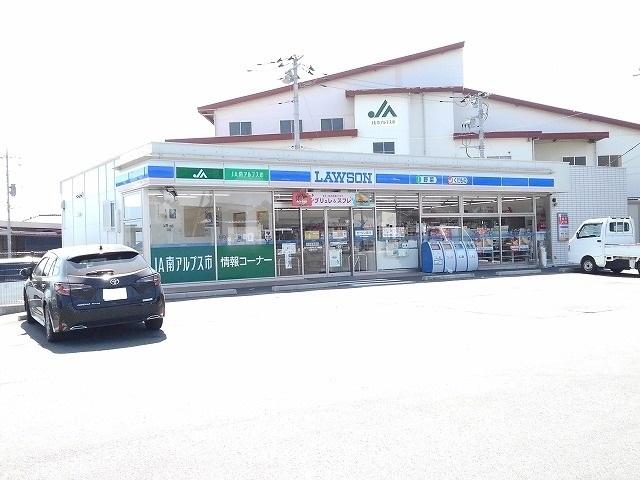 ローソン南アルプス市西野店：130m