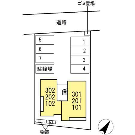 (仮称)D-ROOM甲府市国母　A棟（201） その他