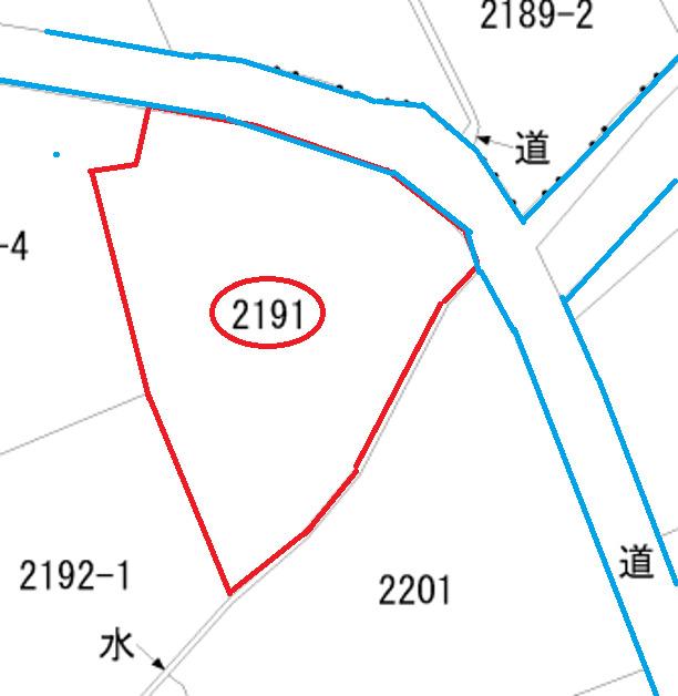 富士川町小林88坪売地 区画図