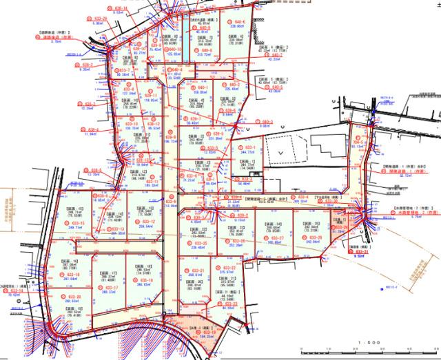 甲府市羽黒25区画分譲地区画5 区画図