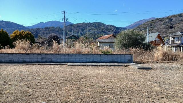 富士川町小林88坪売地 眺望