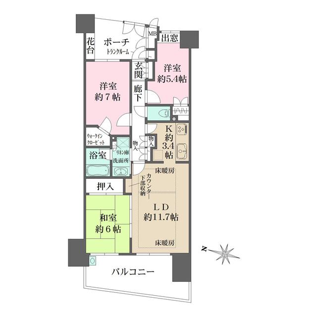 間取図(平面図)