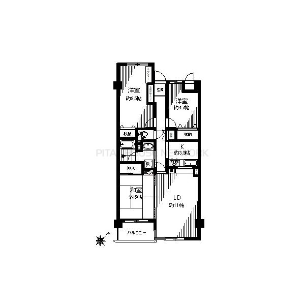 間取図(平面図)