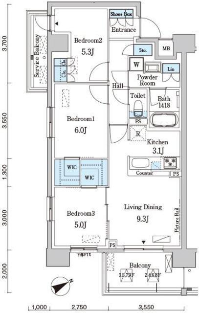 間取図(平面図)