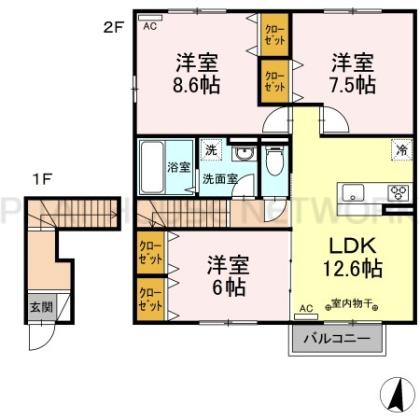  間取り図写真