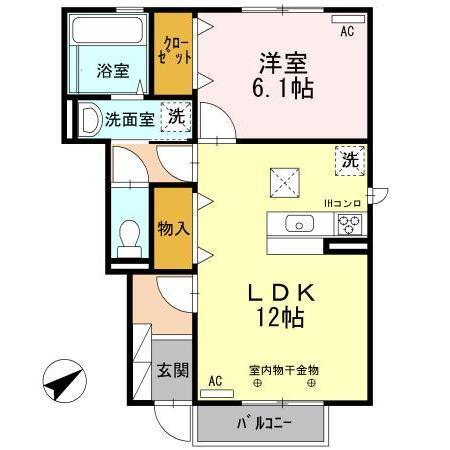 アムール桜（105） 間取り図画像