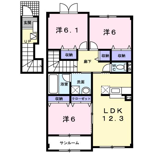  間取り図写真