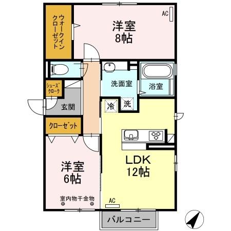 シャレットコダ（202） 間取り図画像