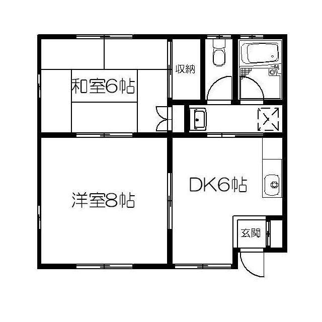 コーポみなみ（C） 間取り図画像