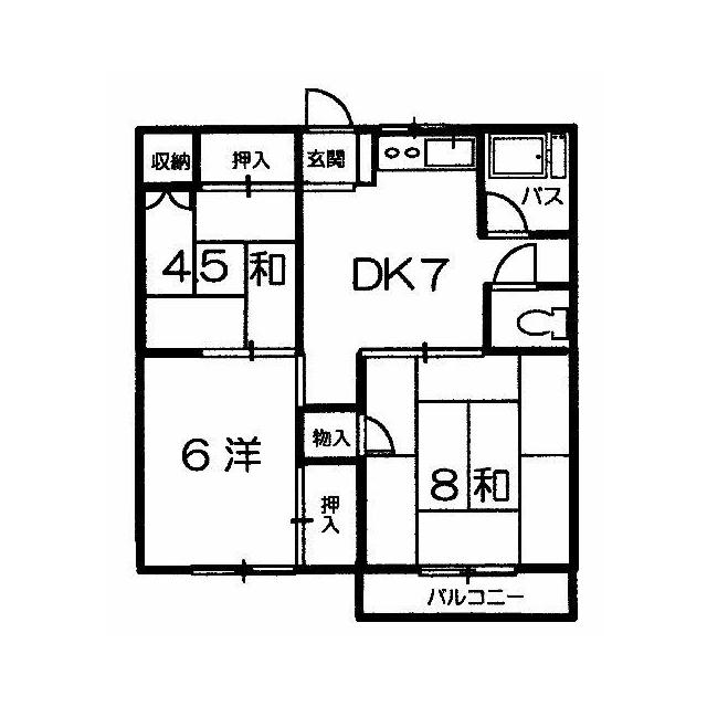 アーバンライフ（201） 間取り図画像