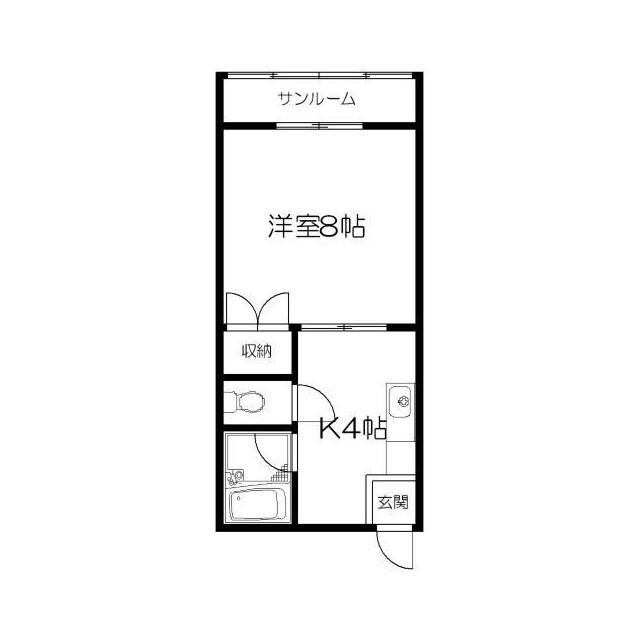 センチュリータカ（2-B） 間取り図画像
