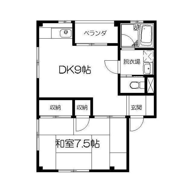 パレス後村（101） 間取り図画像