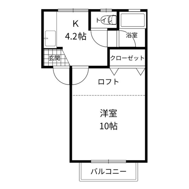 YS城下（B） 間取り図画像
