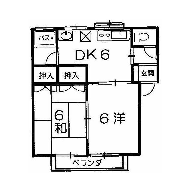 メゾンキャッスルA（A-103） 間取り図画像
