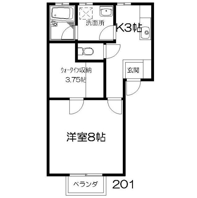 エクセルシティ（203） 間取り図画像