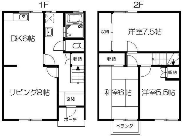 ファミリーコーポマズミ（B） 間取り図画像