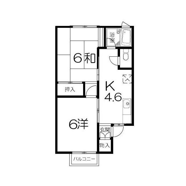 第2ロイヤルタカハシ（205） 間取り図画像