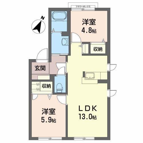 エトワールy（B102） 間取り図画像
