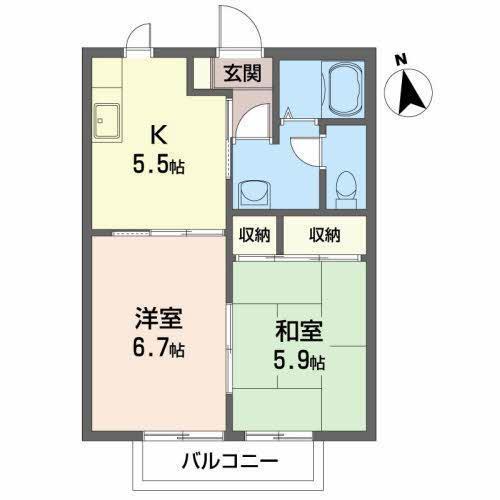サクセスメゾン（205） 間取り図画像