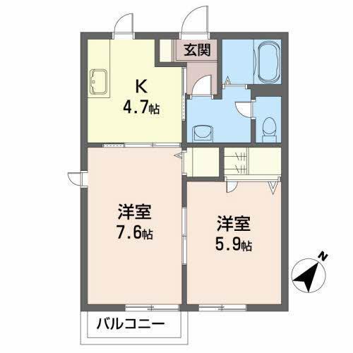 シェソワ（A-202） 間取り図画像