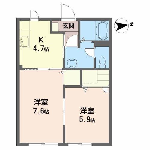 ディアス・K-C（C101） 間取り図画像