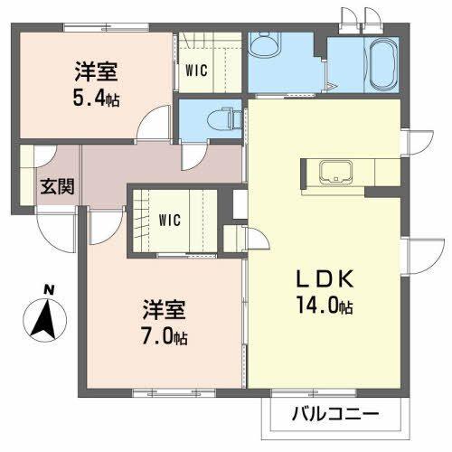 プロムナード南ケ丘（B-102） 間取り図画像