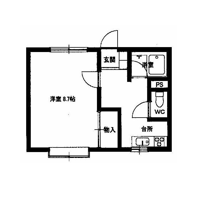 アマビーレパートⅡ（102） 間取り図画像