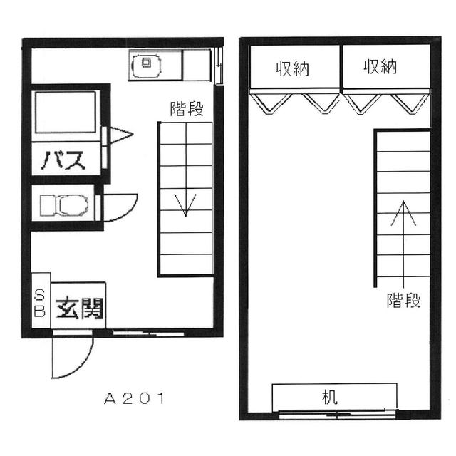 ローラン横浜（A201） 間取り図画像