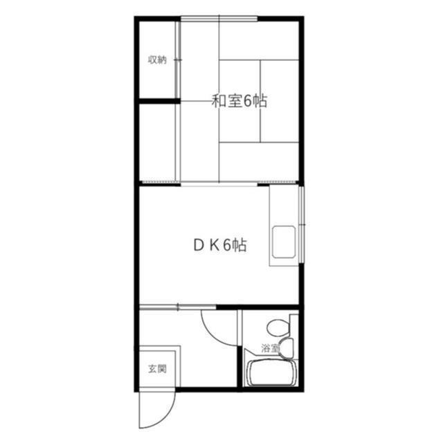 メゾンユタカ（2） 間取り図画像