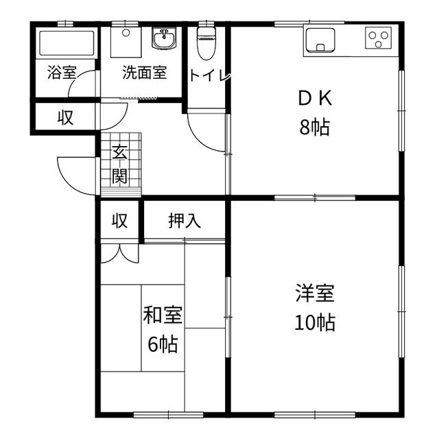 シャトーム加福（A-2） 間取り図画像